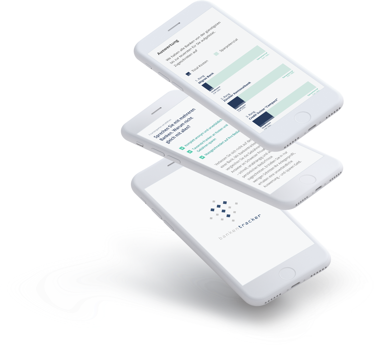 Bankentracker on phone